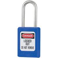 S31 Zenex Safety Padlocks, Blue, Keyed Alike, Thermoplastic, 1-3/8" Width NRZ Safety Inc.