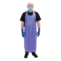 Vinyl Aprons, Vinyl, Blue, 35" W x 45" L NRZ Safety Inc.