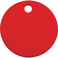 Blank Tags, Aluminum, 1.5" dia NRZ Safety Inc.