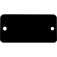 Blank Tags, Aluminum, 3" W x 1" H NRZ Safety Inc.