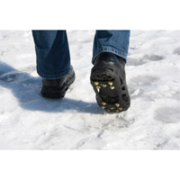 Heavy-Duty Anti-Slip Ice Cleats, Steel, Stud Traction, Medium NRZ Safety Inc.