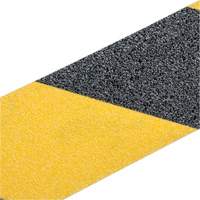Premium Anti-Skid Tape, 2" x 60', Black & Yellow NRZ Safety Inc.