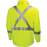 Narvik Rainwear - Jacket, Polyester, High Visibility Lime-Yellow, Small NRZ Safety Inc.