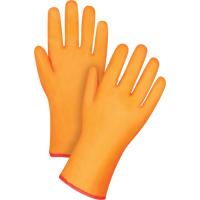 Gants doubl&eacute;s pour l'hiver r&eacute;sistants aux produits chimiques, Taille Grand/9, 12" lo, PVC, Doublure en Molleton de mousse, Gant de calibre hiver NRZ Safety Inc.