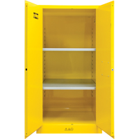 Flammable Storage Cabinet, 60 gal., 2 Door, 34" W x 65" H x 34" D NRZ Safety Inc.