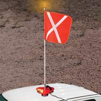 Safety Whip&reg; Flagstaff Mounting Base, Magnet Mount NRZ Safety Inc.