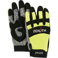 Gants de m&eacute;canicien ZM500 haute visibilit&eacute; r&eacute;sistants aux coupures, Paume PEHP, Taille Moyen NRZ Safety Inc.