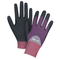 Gants enduits de premi&egrave;re qualit&eacute; ZX-2, 8/Moyen, R&ecirc;vetement Nitrile/Mousse de nitrile, Calibre 18, Enveloppe en Nylon NRZ Safety Inc.