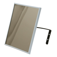 Flat Mirror, 18" H x 30" W, Framed NRZ Safety Inc.