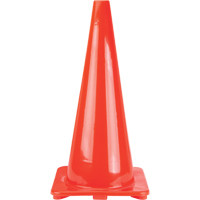 C&ocirc;nes de signalisation, 28", Orange NRZ Safety Inc.