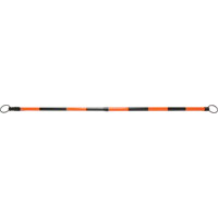 Retractable Cone Bar, 7' 5" Extended Length, Black/Orange NRZ Safety Inc.