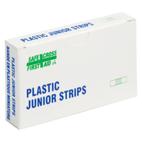 Junior Strips Bandages, Rectangular/Square, 1-1/2", Plastic, Non-Sterile NRZ Safety Inc.