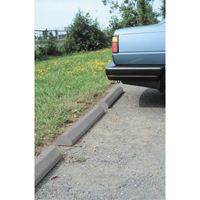 Car Stops, Plastic, 6' L, Grey NRZ Safety Inc.