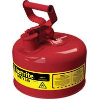 Bidons s&eacute;curitaires, Type I, Acier, 1 gal. US, Rouge, Homologu&eacute; FM/List&eacute; UL/ULC NRZ Safety Inc.