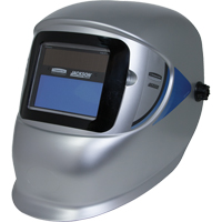 WH40 Variable ADF Welding Helmet, 3.77" L x 1.65" W View Area, 9 - 13 Shade Range, Silver NRZ Safety Inc.