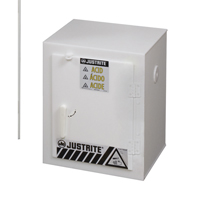 Armoires solides en poly&eacute;thyl&egrave;ne pour acides, 6 x 0,66043 gal., 17" x 22" x 17" NRZ Safety Inc.