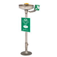 Axion&reg; Eye/Face Wash Station, Pedestal Installation, Stainless Steel Bowl NRZ Safety Inc.