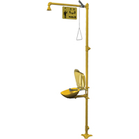 Halo Combination Emergency Shower & Eyewash Station NRZ Safety Inc.