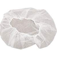 Non-Woven Bouffant Caps, Polypropylene, 24", White NRZ Safety Inc.