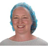 Bonnets bouffants non tiss&eacute;s, Polypropyl&egrave;ne, 21"/Grand, Bleu NRZ Safety Inc.