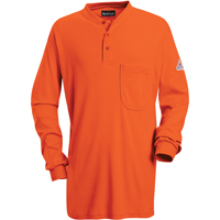 Chemises Henley sans &eacute;tiquette &agrave; manches longues r&eacute;sistantes aux flammes, Petit, Orange NRZ Safety Inc.