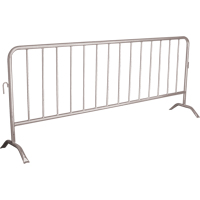 Barri&egrave;re portative, Emboîtables, 102" lo x 40" h, Argent NRZ Safety Inc.