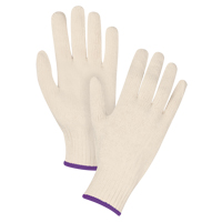 Gants en tricot d'usage standard, Poly/coton, Calibre 7, T-petit NRZ Safety Inc.