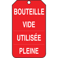 &eacute;tiquettes de s&eacute;curit&eacute; d'inspection et de contr&ocirc;le de l'&eacute;tat de l'&eacute;quipement, Papier cartonn&eacute;, 3-3/8" la x 5-7/8" h, Français NRZ Safety Inc.