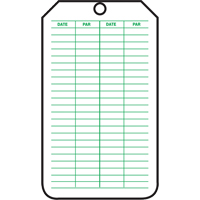 &eacute;tiquettes de s&eacute;curit&eacute; d'inspection et de contr&ocirc;le de l'&eacute;tat de l'&eacute;quipement, Papier cartonn&eacute;, 3-1/8" la x 5-7/8" h, Français NRZ Safety Inc.