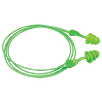 Bouchons d'oreilles r&eacute;utilisables Glide Trio, Avec cordon, Vrac - &agrave; nu, 27 dB NRR, Taille unique NRZ Safety Inc.