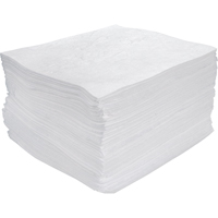 Premium Meltblown Sorbent Pads, Oil Only, 15" x 17", 30 gal. Absorbancy NRZ Safety Inc.