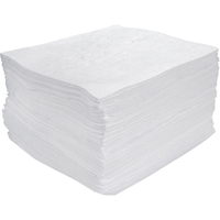 Premium Meltblown Sorbent Pads, Oil Only, 15" x 17", 25 gal. Absorbancy NRZ Safety Inc.