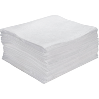 Premium Meltblown Sorbent Pads, Oil Only, 15" x 18", 15 gal. Absorbancy NRZ Safety Inc.