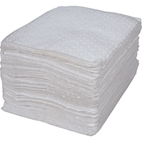Premium Bonded Sorbent Pads, Oil Only, 15" x 17", 15 gal. Absorbancy NRZ Safety Inc.