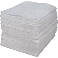 Premium Bonded Sorbent Pads, Oil Only, 15" x 17", 30 gal. Absorbancy NRZ Safety Inc.
