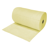 Premium Fine Fibre Sorbent Rolls, Heavyweight, 150' L x 15" W, 50 gal. Absorbancy NRZ Safety Inc.