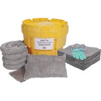 Trousse de d&eacute;versements &agrave; grande capacit&eacute; de premi&egrave;re qualit&eacute;, Universel, Overpack/Baril de r&eacute;cup&eacute;ration, Absorbance de 20 gal. US NRZ Safety Inc.