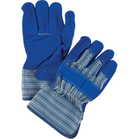 Gants d'ajusteur de premi&egrave;re qualit&eacute; avec coutures en Kevlar, Grand, Paume en Cuir de vache refendu, Doublure en Coton NRZ Safety Inc.