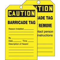 &eacute;tiquettes en rouleaux 100/rouleau, Papier cartonn&eacute;, 3" la x 6-1/4" h, Anglais NRZ Safety Inc.