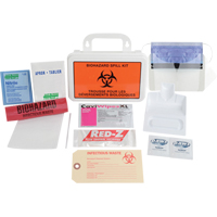 Deluxe Clean-Up Spill Kit, Biohazard, Case NRZ Safety Inc.