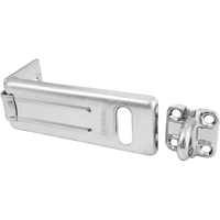 General Security Hardened Steel Hasp, Silver NRZ Safety Inc.