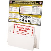GHS Information Stations, English & French, Binders Included NRZ Safety Inc.