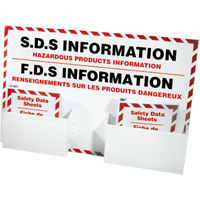 Safety Data Sheet Information Stations, English & French, Binders Included NRZ Safety Inc.
