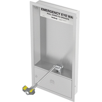 Eyewash Station, Wall-Mount Installation, Stainless Steel Bowl NRZ Safety Inc.