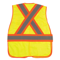 CSA Compliant High Visibility Surveyor Vest, High Visibility Lime-Yellow, 2X-Large, Polyester NRZ Safety Inc.