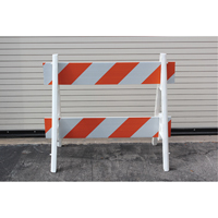 Barricades, A-Frame, 28.6" L x 40" H, Orange/White NRZ Safety Inc.