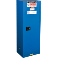 ChemCor&reg; Lined Hazardous Material Slimline Safety Cabinets, 22 gal., 23.25" x 65" x 18" NRZ Safety Inc.