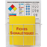 Haz-Mat Basket Style Centre Boards, French, Binders Included NRZ Safety Inc.