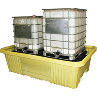 Double IBC 4000i With Drain, 750 US gal. Spill Capacity, 113" x 71" x 32" NRZ Safety Inc.