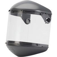 Syst&egrave;me de visi&egrave;re haute performance &agrave; double couronne 4" Fibre-Metal, Propionate, Suspension Rochet NRZ Safety Inc.